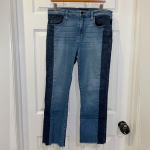 Sanctuary Modern Color-Block Straight Jeans Blue 32​